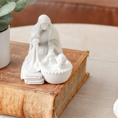 Hidden Moments Collection: Laundry with Jesus Catholic Mary Statue