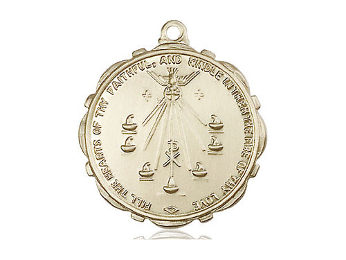 14kt Gold Filled Seven Gifts Pendant on a Gold Filled Chain