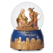 Fontanini Musical Holy Family Nativity Glass Globe 6" - Unique Catholic Gifts
