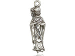Sterling Silver St Patrick Medal 18"