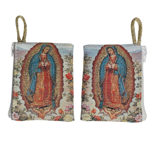 Our Lady of Guadalupe Rosary Pouch 3″ x 4″