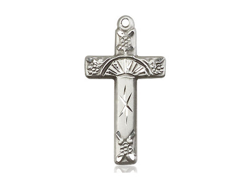 Sterling Silver Cross Pendant on a Sterling Silver Chain