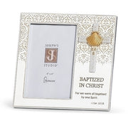 Baptism Frame 7.5" H (4x6) - Unique Catholic Gifts