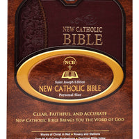 St. Joseph New Catholic Bible (Gift Edition-Personal Size) Burgundy - Unique Catholic Gifts
