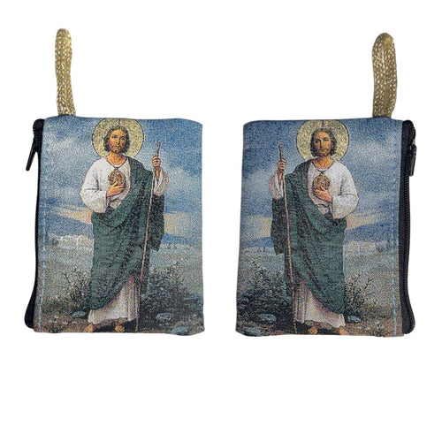 St. Jude Rosary Pouch 3″ x 4″