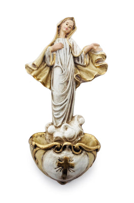 Our Lady of Medjugorje Font  - 9 in. - Unique Catholic Gifts
