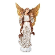 Angel With Violin Figure 12.5" - Unique Catholic Gifts
