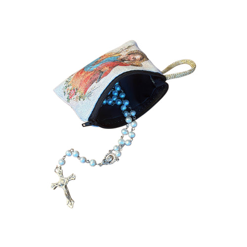 St. Joseph Rosary Pouch 3″ x 4″