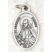 Saint Francis Cabrini Oxi Medal 1" - Unique Catholic Gifts
