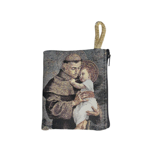 St. Anthony Rosary Pouch 3″ x 4″
