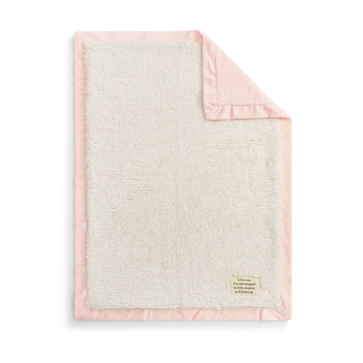 Wrapped in Prayer Blanket - Pink 30"w x 40"long