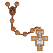 7 Decade Franciscan Crown Jujube Wood Rosary(10mm) - Unique Catholic Gifts