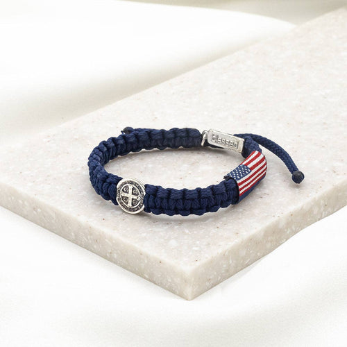 God Bless America Bracelet: Navy