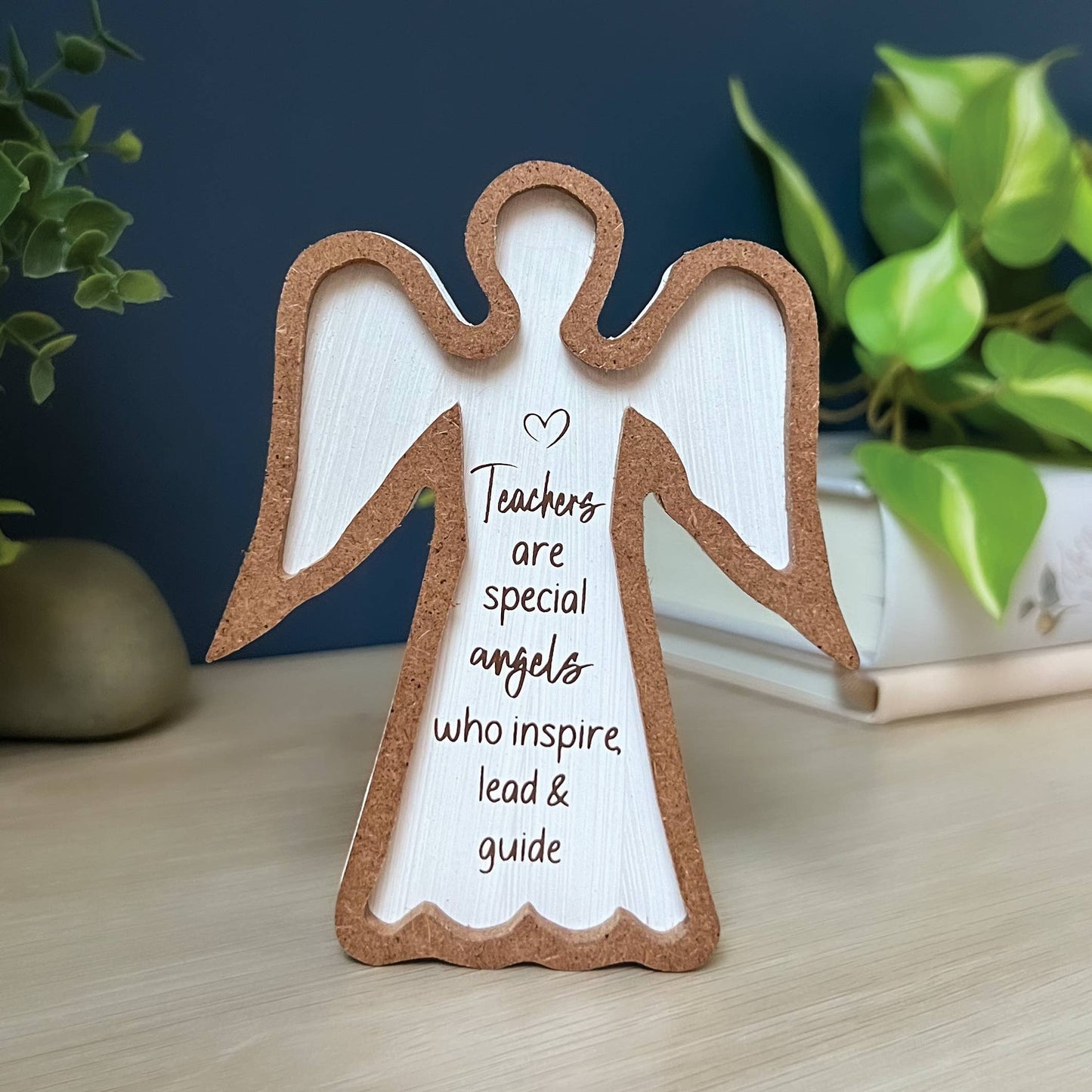 Framed Standing Angel Plaques: Teachers are special