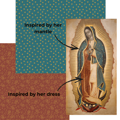 Our Lady of Guadalupe Luxury Double Sided Muslin Catholic Blanket