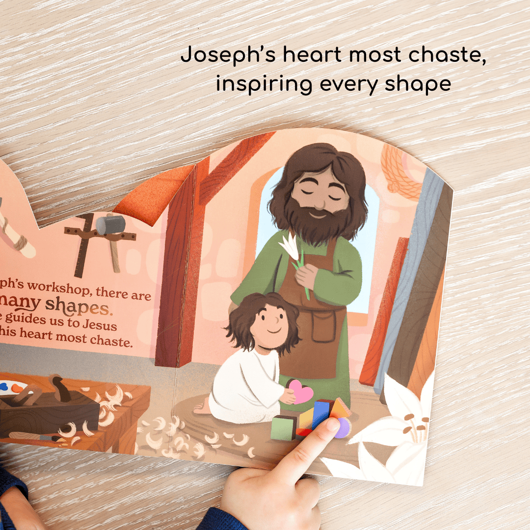 Joseph's Workshop of Shapes Board Book