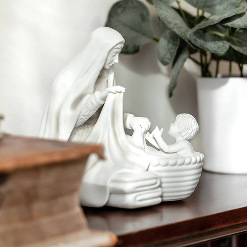 Hidden Moments Collection: Laundry with Jesus Catholic Mary Statue