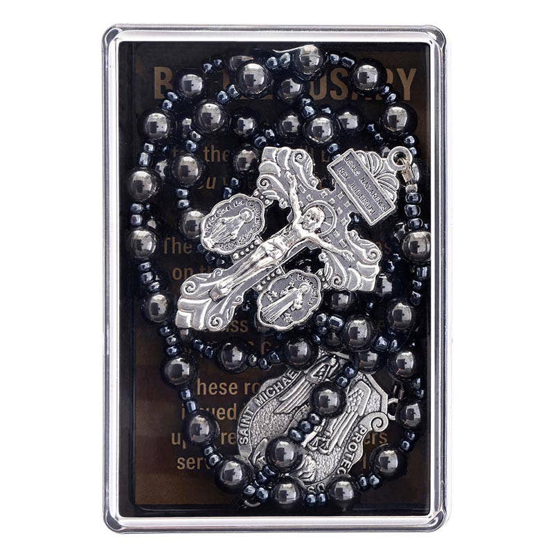 Battle Rosary - Saint Michael: 8mm beads