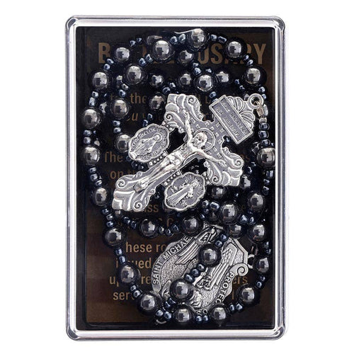 Battle Rosary - Saint Michael: 8mm beads
