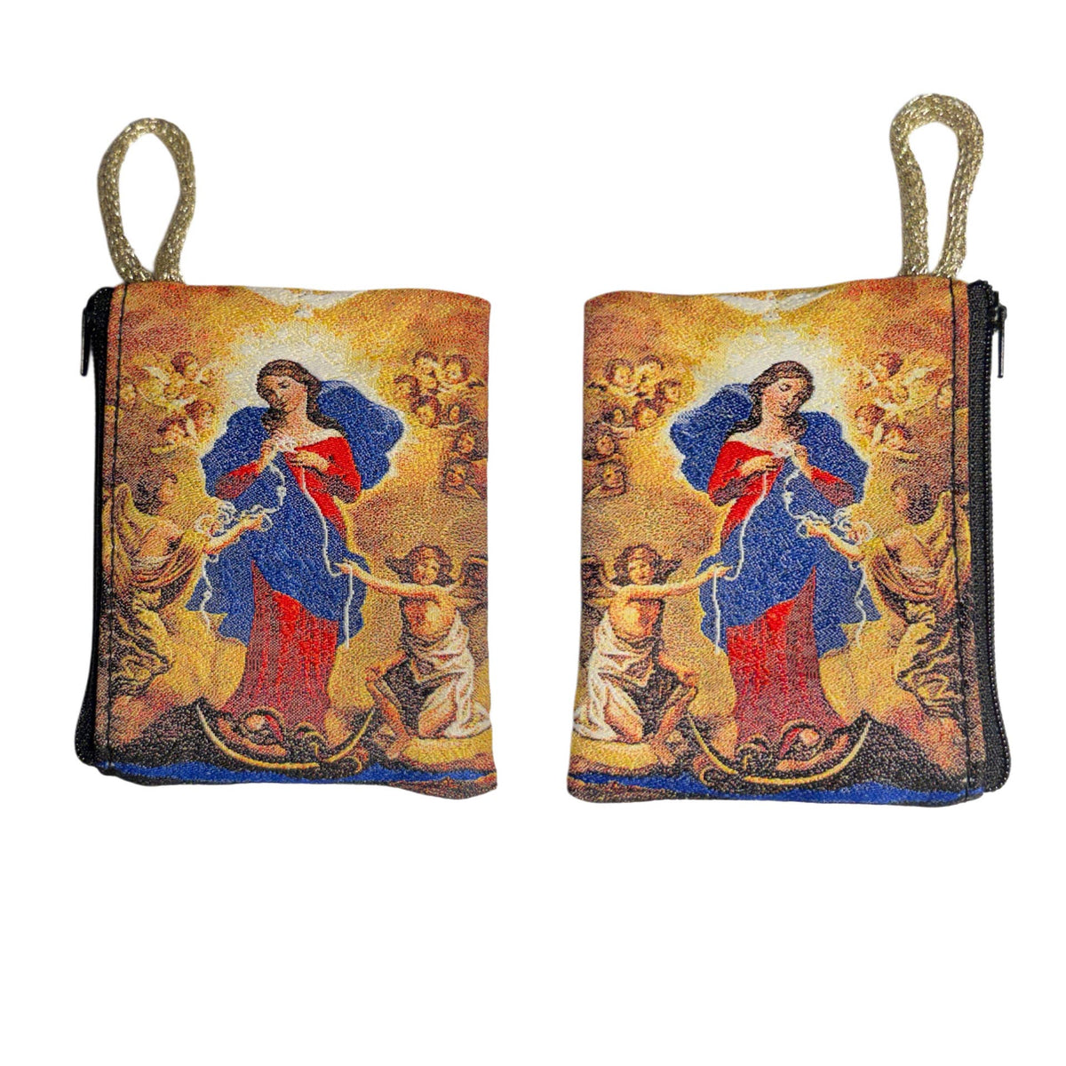 Our Lady Undoer of Knots Rosary Pouch 3″ x 4″