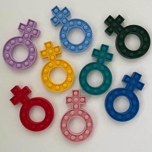 Fidget Rosary Popper: Royal blue