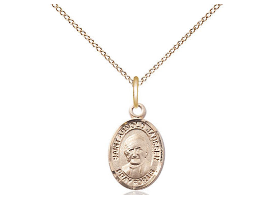 14kt Gold Filled St. Arnold Janssen Pendant Necklace