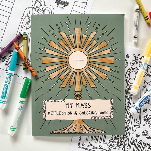 Catholic Coloring Books: My Mass Reflection & Coloring Book