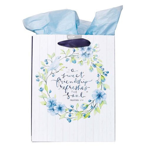 A Sweet Friendship Gift Bag with Tissue (Medium) - Unique Catholic Gifts