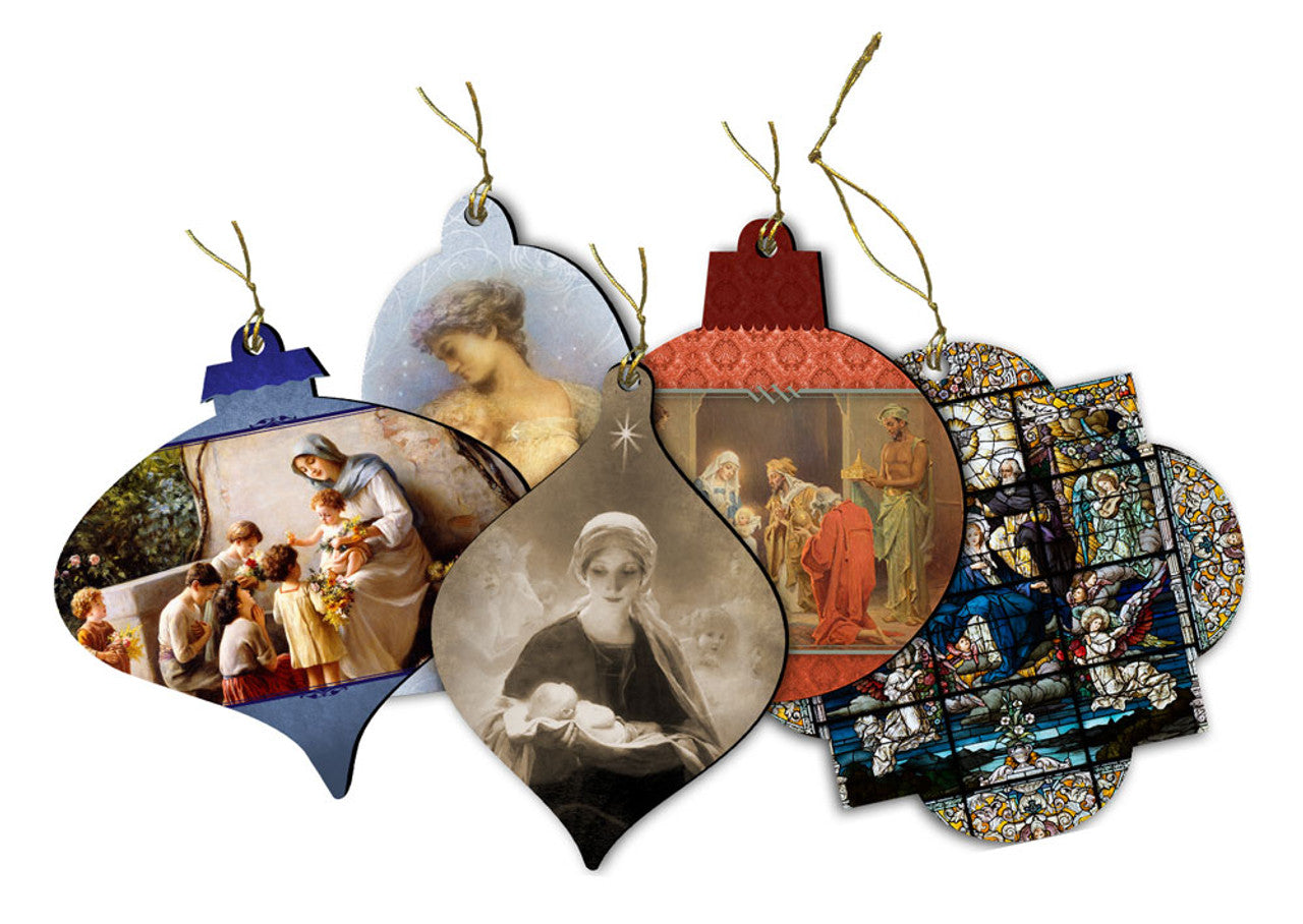 Assorted Small Wood Ornaments