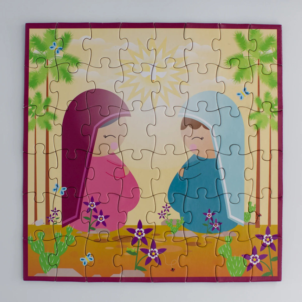 The Visitation Mini Puzzle - Unique Catholic Gifts