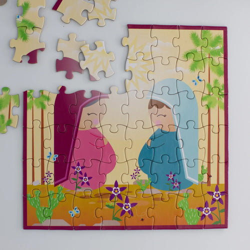 The Visitation Mini Puzzle - Unique Catholic Gifts