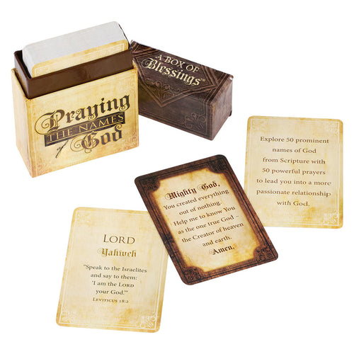 Praying the Names of God Box of Blessings