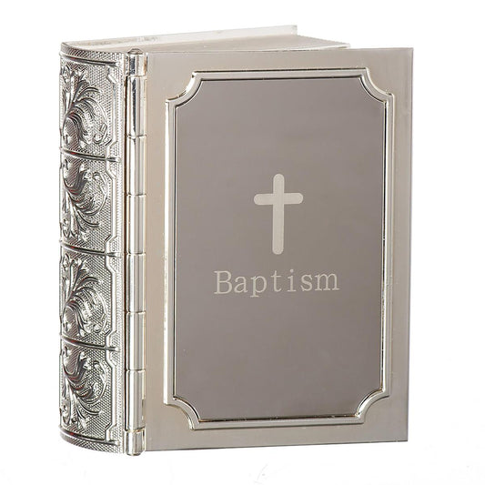 Baptism Bible Keepsake Box 3 1/2"
