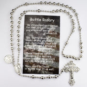 Battle Rosary Silver