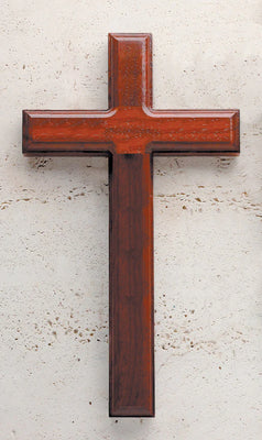 Beveled Rosewood Cross 11