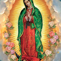 Birthday Blessings Guadalupe Greeting Card - Unique Catholic Gifts