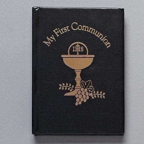 Black My First Communion Prayer Book