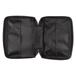 Black Poly-canvas Value Bible Cover with Ichthus Patch Extra Small - Unique Catholic Gifts