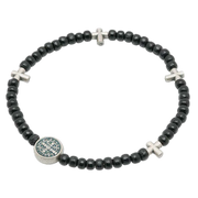 Black St. Benedict Mini-Rosary Bracelet - Unique Catholic Gifts