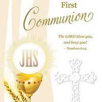 Blessing on Your Communion Greeting Card - Unique Catholic Gifts