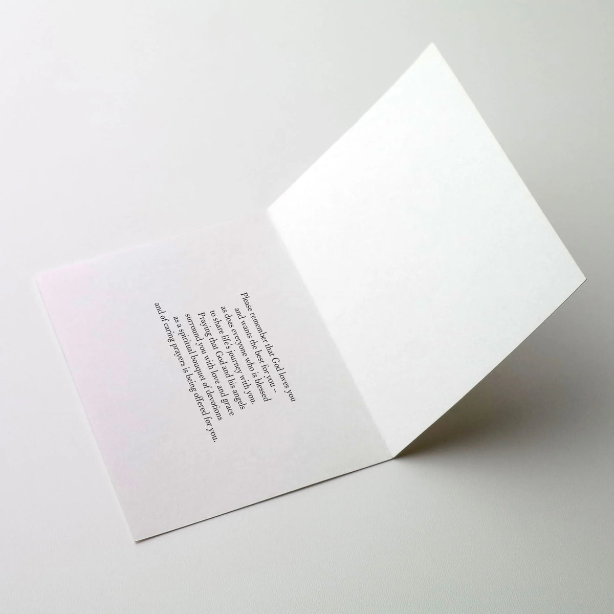 Spiritual Bouquet For You Greeting Card (Encouragement and Praying for you)