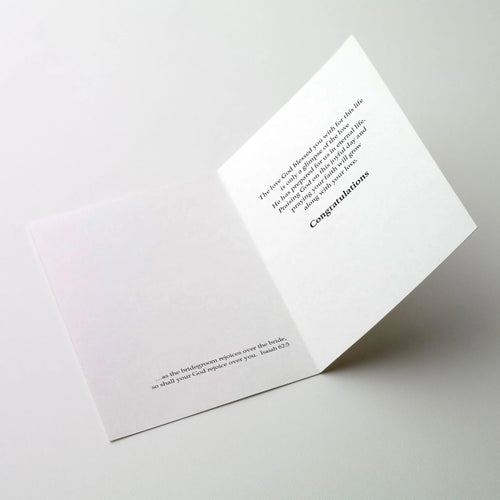On Your Joyous Wedding Day Greeting Card