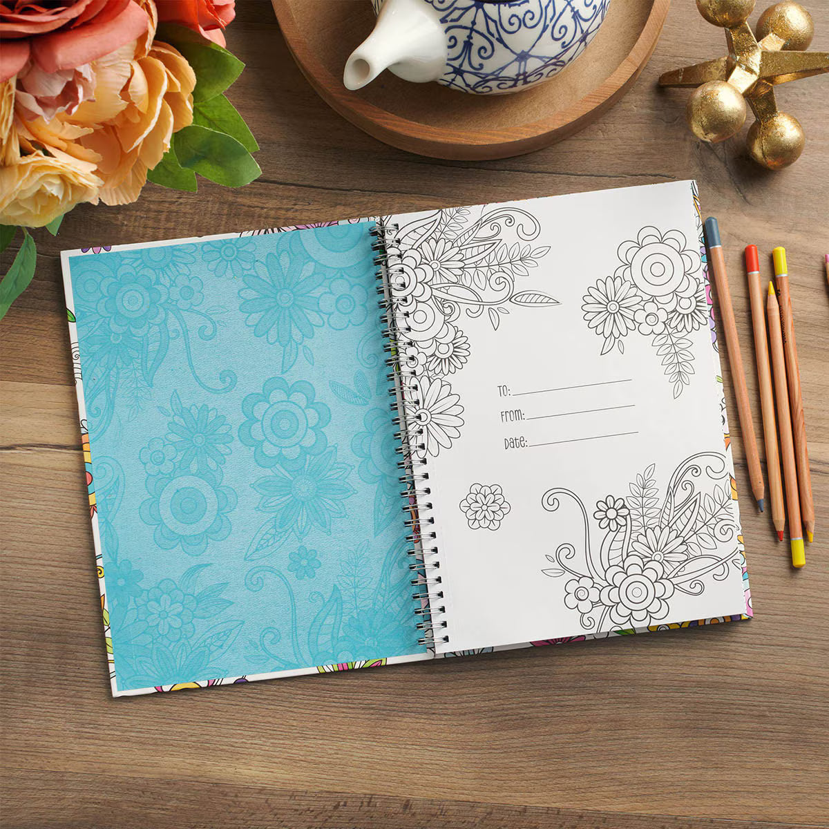 Coloring through the Psalms Spiral Coloring Book