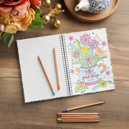 Coloring through the Psalms Spiral Coloring Book