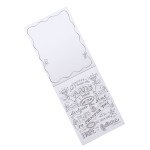 Be Still and Know Psalm 46:10 inspirational coloring cards by Karla Dornacher with floral and hand-lettered design