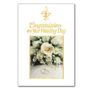Congratulations On Your Wedding Day Greeting Card - Unique Catholic Gifts