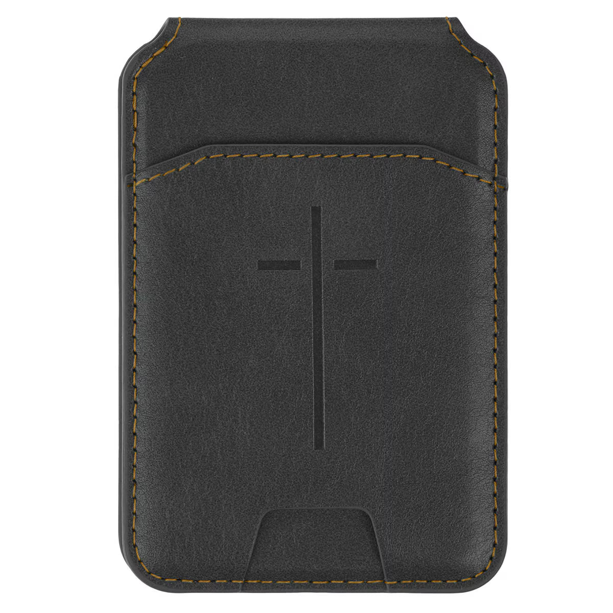 Cross Black Faux Leather Phone Wallet with Stand