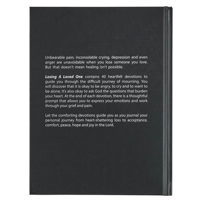 Losing a Loved One Black Hardcover Devotional by Henk Gous