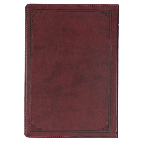 Pursuing God Saddle Tan Faux Leather Devotional Large Print Edition by A.W. Tozer