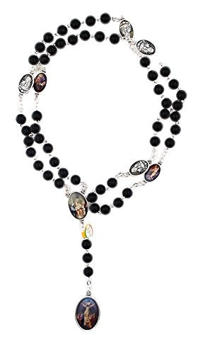 Deluxe Seven Sorrows Rosary Chaplet with Full-Color Images